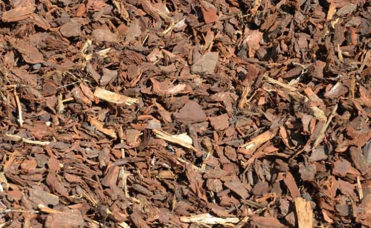 There are many colours and sizes of bark chip to choose from