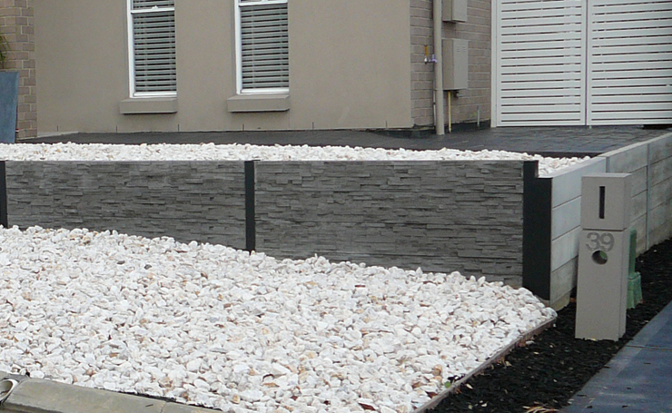 Concrete Sleeper Retaining Walls