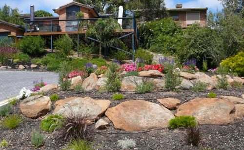 Low Maintenance Front Garden Landscaping Panorama