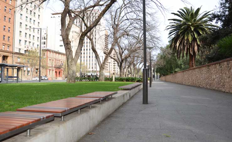 Landscaping Adelaide's North Terrace 3