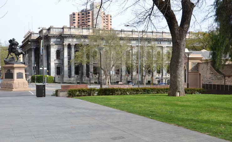 Landscaping Adelaide's North Terrace 1